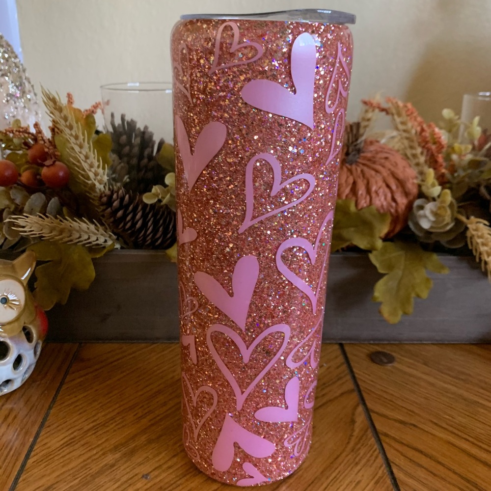 Glitter tumbler